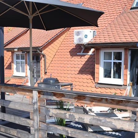 Gemutliche Dachwohnung Mit Kleiner Oder Grosser Dachterrasse Nebeneinander Wolmirstedt Exterior foto