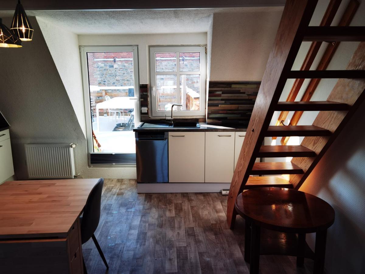 Gemutliche Dachwohnung Mit Kleiner Oder Grosser Dachterrasse Nebeneinander Wolmirstedt Exterior foto